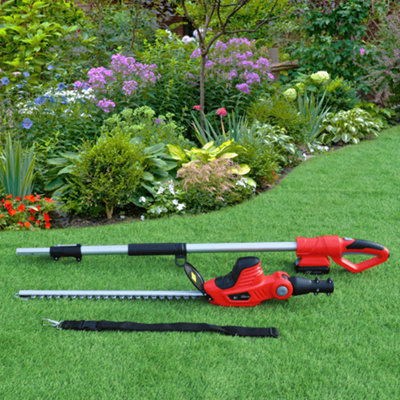 RocwooD 20V Cordless Long Reach Hedge Trimmer 2.0Ah Battery & Charger - 3