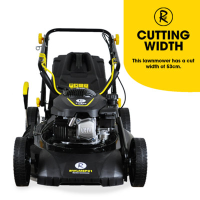 RocwooD 21 Self Propelled Petrol Mulching Lawnmower - 7