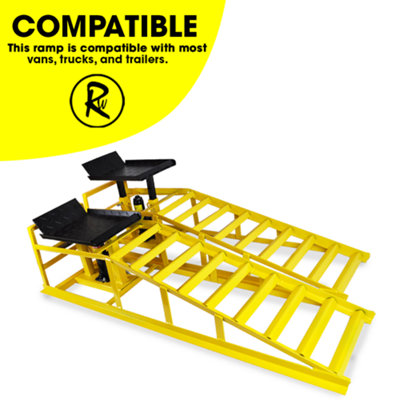 RocwooD 2T Hydraulic Bottle Jack Ramp 2x