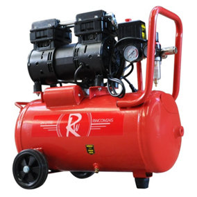RocwooD Air Compressor Electric 24L Litre 750w Silent 116PSI