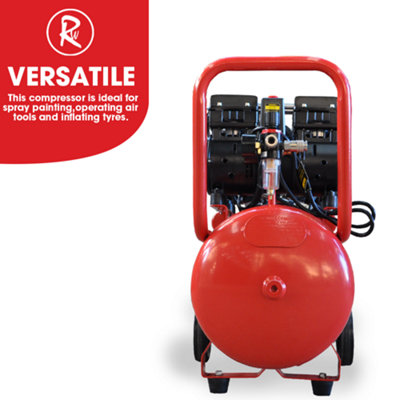 RocwooD Air Compressor Electric 50L Litre 1500w Silent 116PSI - 3