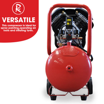 RocwooD Air Compressor Electric 50L Litre 2200w Silent 116PSI Plus 5pc Tool Kit - 3