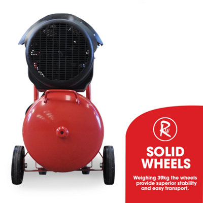 RocwooD Air Compressor Electric 50L Litre 2200w Silent 116PSI - 6