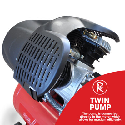 RocwooD Air Compressor Electric 50L Litre 2200w Silent 116PSI - 7