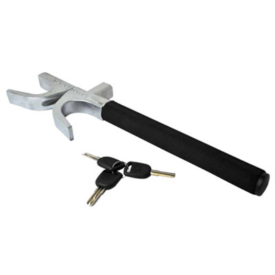 RocwooD Car Steering Wheel Lock Security Safety Immobiliser Car Truck SUV Trailers