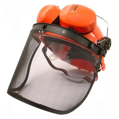 RocwooD Chainsaw Helmet 6 Point Harness CE Size 51cm - 63cm Free Goggles
