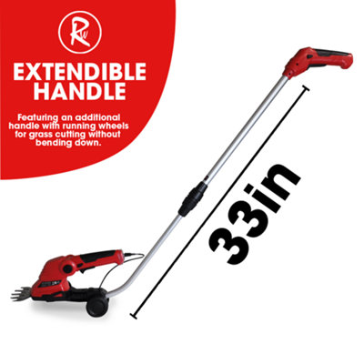RocwooD Cordless Hedge Trimmer 7.2V Garden Edger With Handle - 8
