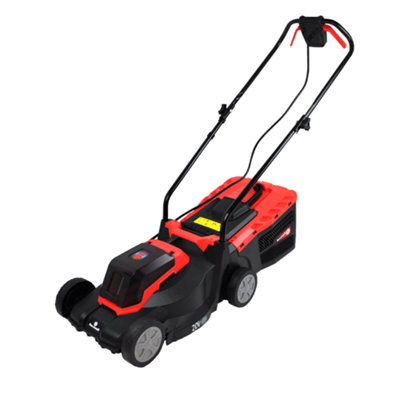 RocwooD Cordless Lawnmower 33cm 20V 2 x 2.0AH Batteries & 1 x Charger