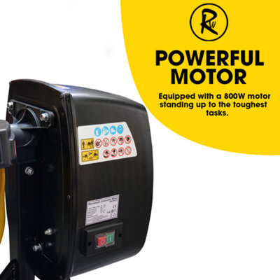 RocwooD Electric Cement Concrete Mixer 180L Drum 800W - 4