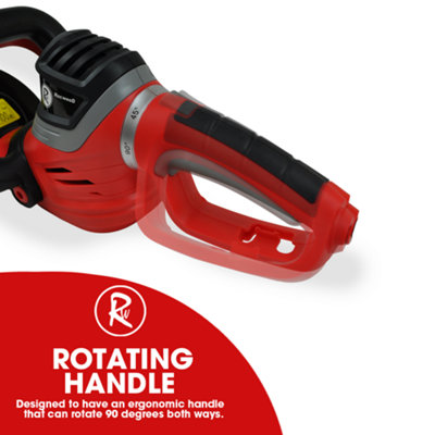 RocwooD Electric Hedge Trimmer 600W 230V 510MM Cutting Length 10M Cable - 7