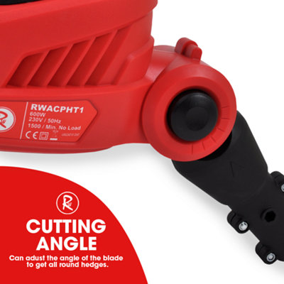 RocwooD Electric Pole Hedge Trimmer 600W 450mm Extension - 4