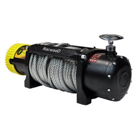 RocwooD Electric Winch 13500 Lbs 12V  Steel Rope