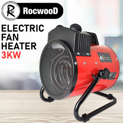 RocwooD Industrial Electric Heater 3000W 3 Settings