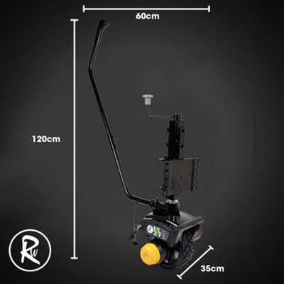 RocwooD Motorised Jockey Wheel 550W 12V Caravan Trailer Boat