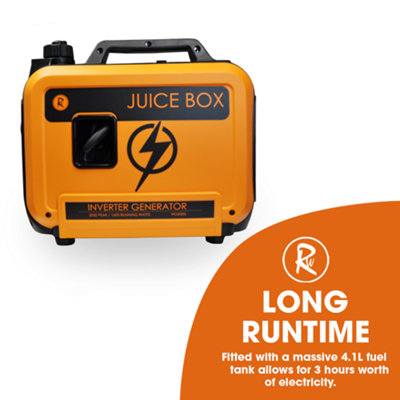 RocwooD Petrol Inverter Generator 2000W Portable Camping - 4