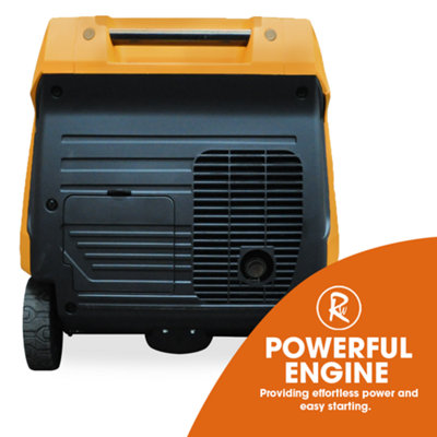 RocwooD Petrol Inverter Generator 4000W Portable Camping - 7