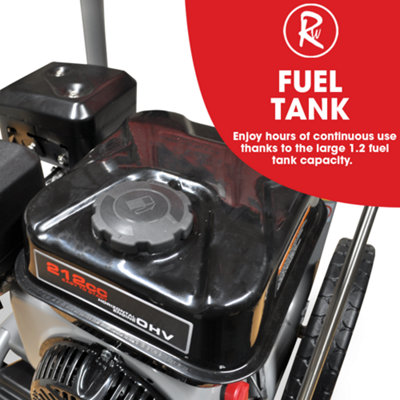 RocwooD Petrol Pressure Washer 3370 PSI - 4