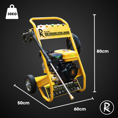 RocwooD Petrol Pressure Washer 3950PSI