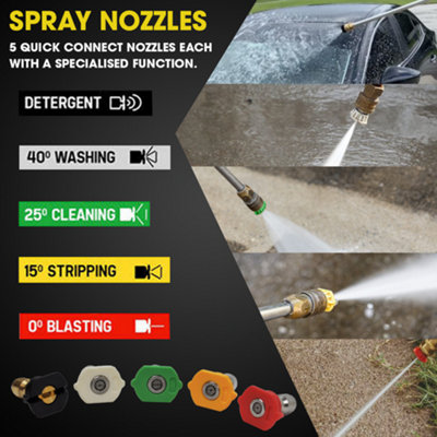 RocwooD Petrol Pressure Washer 3950PSI - 6