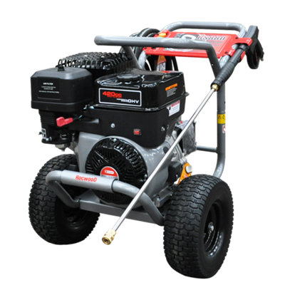 RocwooD Petrol Pressure Washer Electric Start 5000 PSI DIY at B&Q
