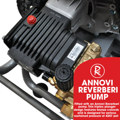 RocwooD Petrol Pressure Washer Electric Start 5000 PSI - 8