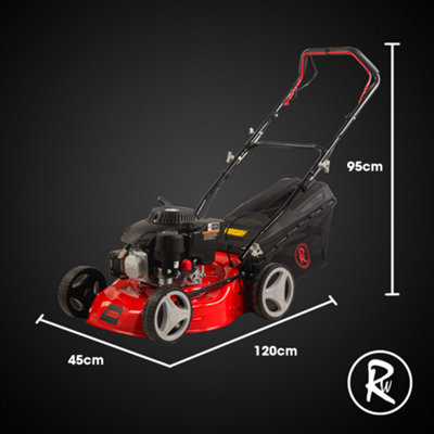 B&q self discount propelled petrol lawnmower