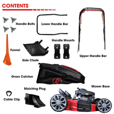 RocwooD Petrol Self Propelled Lawnmower 20" - 3