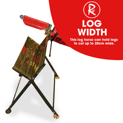 Ironton sawhorse discount with chainsaw holder