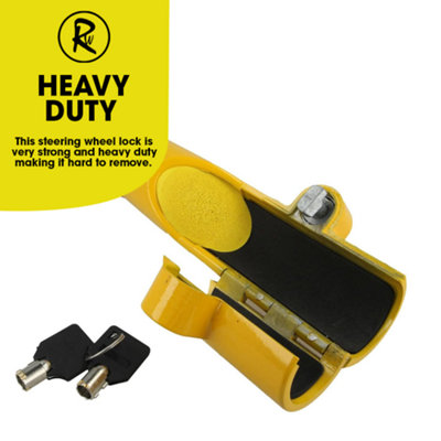 RocwooD Steering Wheel Lock Baseball Bat Security Safety Car Van - 4