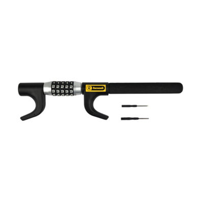 RocwooD Steering Wheel Lock Combination Keyless Hardened Steel Car Van Security