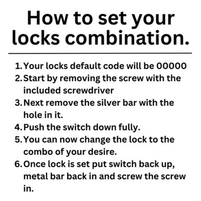 RocwooD Steering Wheel Lock Combination Keyless Hardened Steel Car Van Security - 8