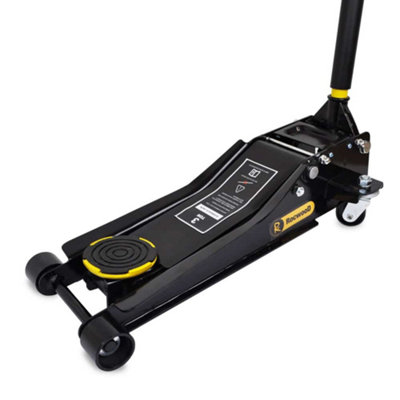 RocwooD Trolley Jack 3 Ton Tonne Low Profile Hydraulic Car Garage