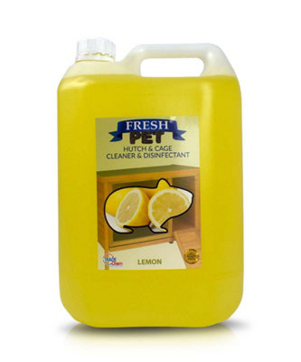 Rodent Specialist Cleaner Rabbit Hamster Hutch Cage 5L Fresh Pet (Lemon)