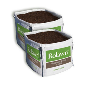 Rolawn Vegetable & Fruit Topsoil Bulk Bag - 2 Bags - 1000 Litres