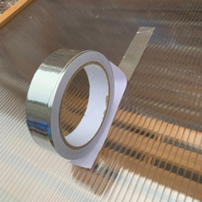 Roll of Greenhouse Repair Aluminium Foil Tape (20m)