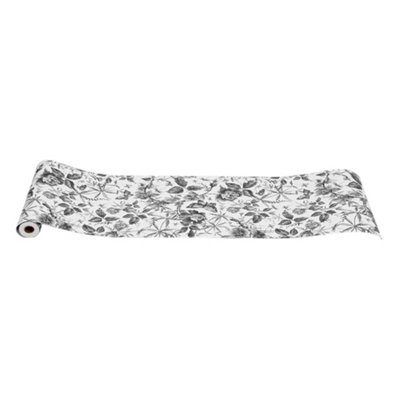 Roll of Self-Adhesive Floral Wallpaper 1000cm x 44cm
