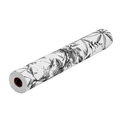 Roll of Self-Adhesive Floral Wallpaper 1000cm x 44cm