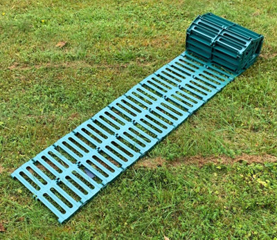 Roll Out Green Plastic Garden Track Path (3m Roll)