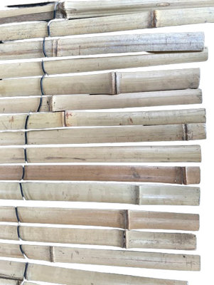 Roll Screen for Garden Fencing - Bamboo - L300 x W0.5 x H200 cm - Slat - 4