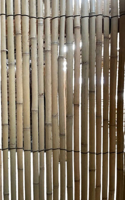 Roll Screen for Garden Fencing - Bamboo - L300 x W0.5 x H200 cm - Slat - 5