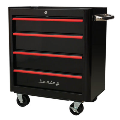 Rollcab 4 Drawer Retro Style (Sealey AP28204BR) - 4