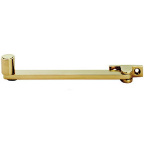 Roller Arm Window Stay 138mm Arm Length Polished Brass Window Fitting