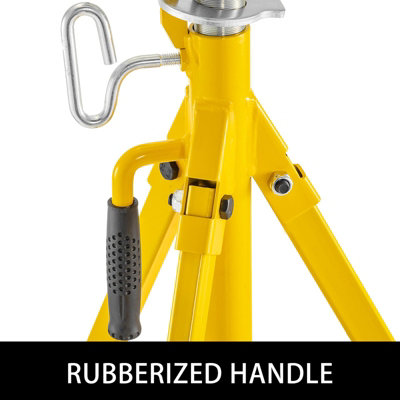Roller Pipe Stand for 1/8 in -12 in Pipes, 2500Lbs Capacity Pipe Stands ...