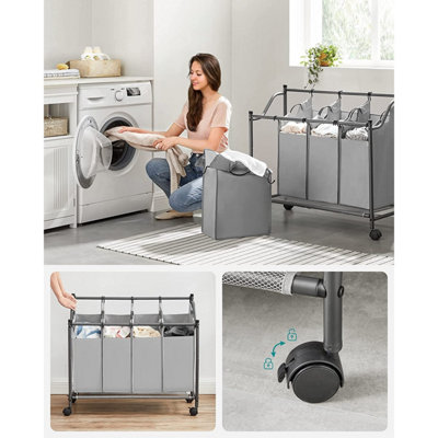 Rolling cart for laundry discount