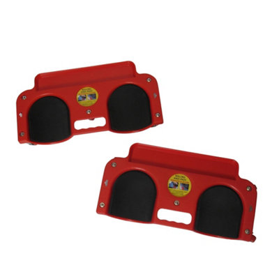 Rolling Padded Knee Protction Pads x2 (Kneeling Board Mat Wheels