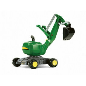 Rolly John Deere Mobile 360 Degree Functional Excavator w/ Wheels