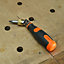 Rolson 28232 Ratchet Screwdriver with Flexi Head and Spare Bits