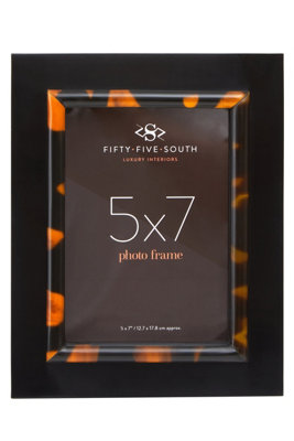Roma 5 x 7 Inch Tortoise Shell Photo Frame