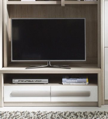 Roma A Entertainment Unit for TVs Up To 49" - W3000mm H1940mm D530mm, Sleek and Modern