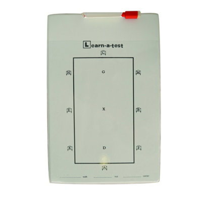 Roma Dressage Test Board White (One Size)